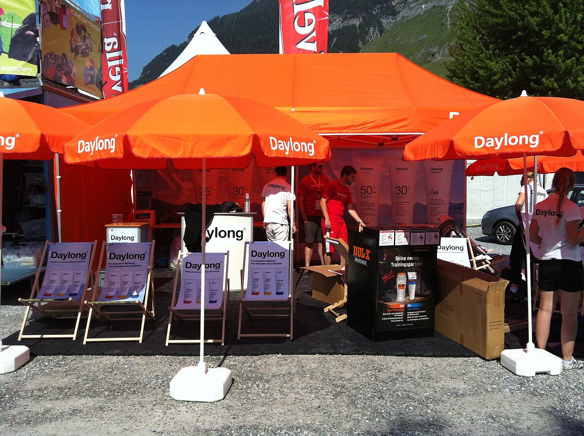 Folding tent fabrics with UV protection factor 50+ The Pro-Tent tent fabrics are UPF 50+ rated.