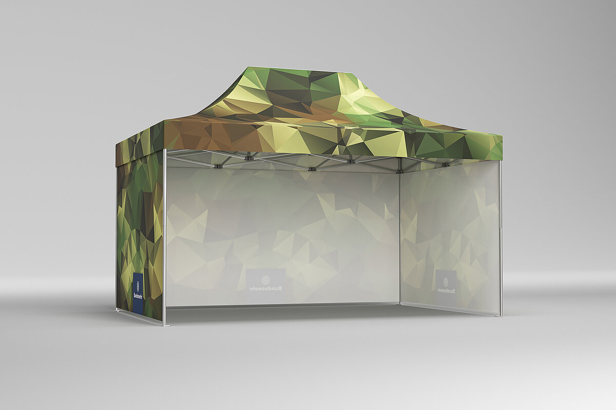 Einsatzzelt 4,5 x 3m für Militär
