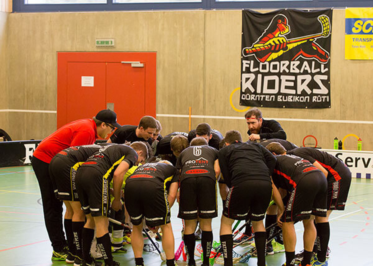 Pro-Tent supports the Floorball Riders Rüti".